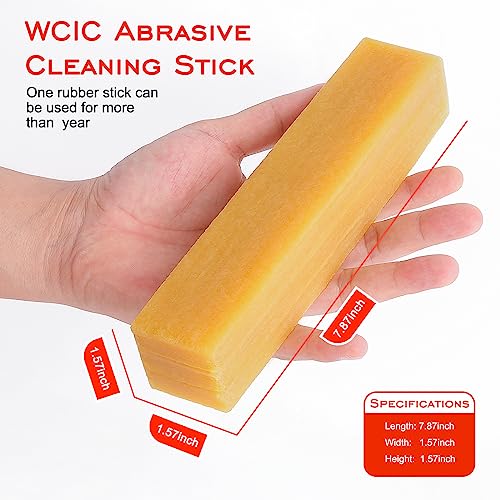 Sanding Belt & Disc Cleaner Stick 1-1/2"x1-1/2 x7-7/8 - Natural Rubber Abrasive Reviver for Woodworking Sanders, Restores Grit & Extends Belt Life