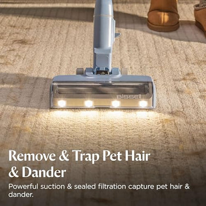 Bissell PowerClean Corded Stick Vacuum, Tangle-Free Brush Roll, Self-Standing, Bright Headlights, HEPA Filtration, Crevice & Upholstery Tools Included, 4214K - style: PowerClean Corded