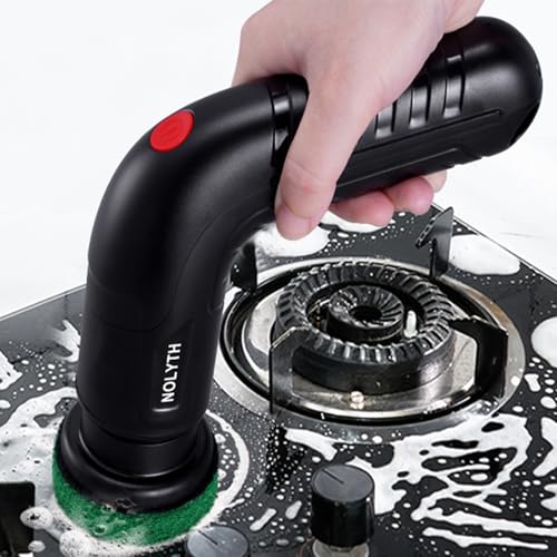 Electric Spin Scrubber Brush Heads Set for NOLYTH Power Spin Scrubber, 6 Pack Replaceable Brush Heads for Cleaning Corners Grout Stain on Stove, Sinks, Tubs, Tiles, Bathroom, Kitchen etc