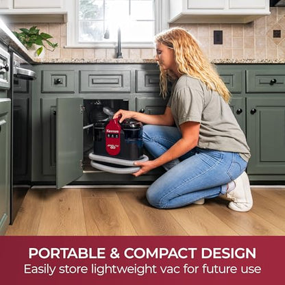 Kenmore KW1050.01 Upgrade Portable Heated Carpet & Upholstery Spot Cleaner, 16Kpa Power Suction with Versatile Tools for Pets, Area Rugs and Couches - color: Red