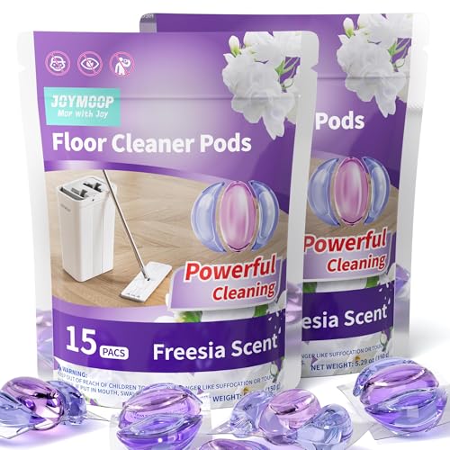 JOYMOOP Floor Cleaner for Mopping, 30 PCS Mopping Solution, Hardwood Floor Cleaner, Works Perfectly with Mop Bucket - size: 2 Count (Pack of 30)
