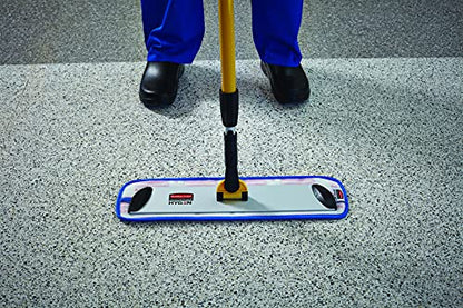 Rubbermaid Commercial Products HYGEN Microfiber Quick-Connect Mop Frame - 36 Inch, Silver, for Janitorial/Professional/Industrial Heavy-Duty Floor Cleaning/Mopping/Dusting, Plastic - size: 36-Inch (Silver)