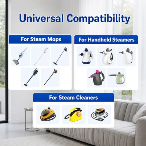 10Pack Microfiber Cloths for Handheld Steam Cleaner Compatible with Bissell Steam Shot, Comforday, PurSteam, Wagner Spraytech, Universal Washable Steam Cleaner Accessories - color: 10PCS