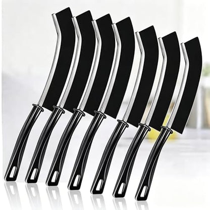 Crevice Cleaning Brush, 7 Pack Hard Bristle Cleaning Brushes for Household Use, Multi-Purpose Gap Scrub Brush for Bathroom, Kitchen, Window, Toilet, Tight Spaces - color: Black-7pcs