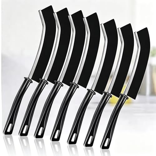 Crevice Cleaning Brush, 7 Pack Hard Bristle Cleaning Brushes for Household Use, Multi-Purpose Gap Scrub Brush for Bathroom, Kitchen, Window, Toilet, Tight Spaces - color: Black-7pcs