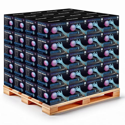 Raxwell Disposable Nitrile Gloves - Heavy Duty Cleaning Gloves - Elbow-Length Dishwashing & Kitchen Use - Chemical Resistant - size: XX-Large, style: 1 Pallet (84 Cases)