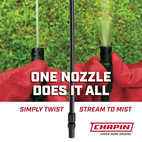 Chapin 1-Gallon Pump Sprayer, Easy Use for Home & Garden, 2pk | Durable lightweight tank; ideal for weed control, plant care and cleaning with adjustable nozzle, long hose and easy pump - style: 1 Gallon, 2 Pack