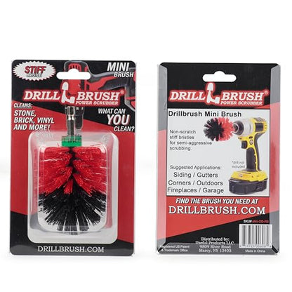 Outdoor Small Scrub Brush - Patio Cleaning Scrub Brush - Concrete Pools Cleaning Brush - Garden Statue Cleaning Tools - Monuments and Headstone Restoration Kit - Granite Cleaning Brush for Home Use - color: Red