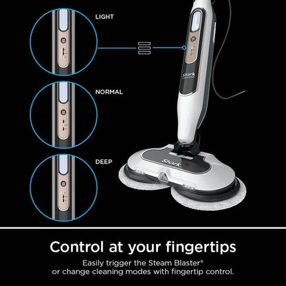 Shark S8201 Steam & Scrub with Steam Blaster Technology All-in-One Hard Floor Steam Mop with 3 Steam Modes & LED Headlights, Bronze (Renewed) - color: Bronze/White