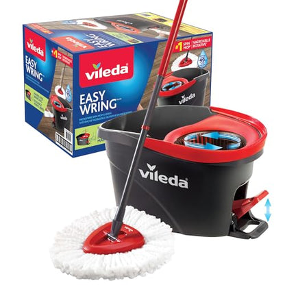 Vileda EasyWring Microfibre Spin Mop & Bucket Floor Cleaning System