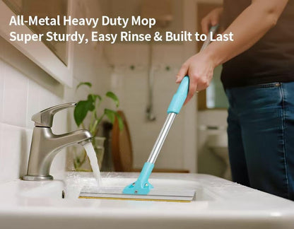Carpet Rake for Pet Hair Removal, 3-Section Rake to Fluff Matted Rug & Remove Dog Cat Hair, Deep Clean Tool for Stairs, Furniture, Couch & Car Seats, Reusable & Easy Storage - color: Blue Adjustable