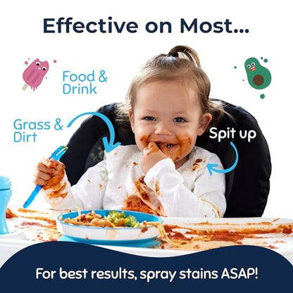 Miss Mouth's Messy Eater Stain Treater Spray - 16oz Stain Remover - Newborn & Baby Essentials - No Dry Cleaning Food, Grease, Coffee Off Laundry, Underwear, Fabric - style: 1 Pack (16oz)