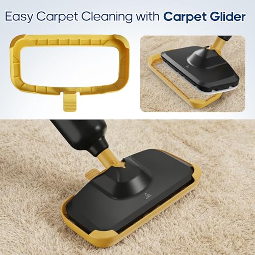 Steam Mop for Floor Cleaning with 2 Washable Pad, 30s Quick-Heating, Lightweight Floor Steamer Cleaner Mop for Hardwood, Tile, Laminate Floors，Carpet