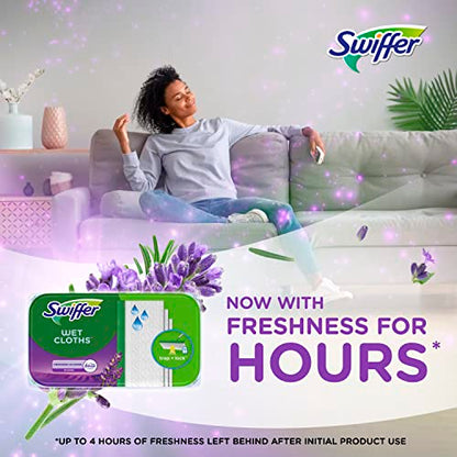 Swiffer Sweeper Wet Mopping Cloth Multi Surface Refills, Mops for Floor Cleaning, Febreze Lavender Scent, 36 Count - size: 36 Count (Pack of 1)
