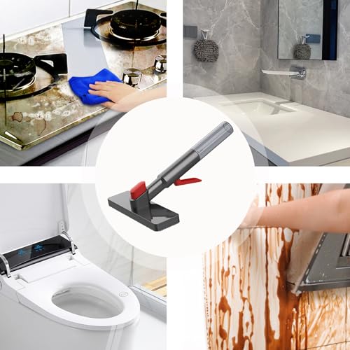 Small Mini Mop - 203g Tabletop Cleaning Tool, Kitchen Mops, Portable Compact Cleaner, Strong Absorbent Household Mops | Wet Dry Dust Mop for Bathroom, Living Room, Tableware, Car, Desktop Surfaces - color: Gray