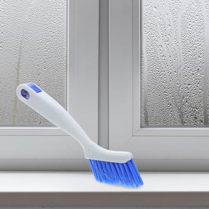 ABOOFAN 20-Pack Groove Cleaning Brushes with Ergonomic Handle – Crevice & Corner Grout Brush Set for Window Tracks, Door Seams, Kitchen Stove Grease