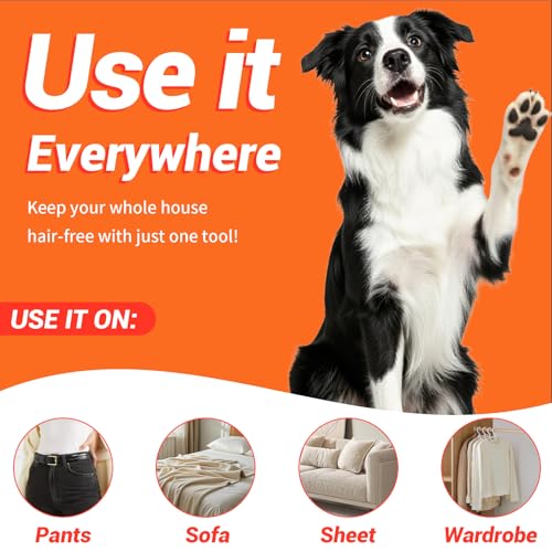 Lint Roller 220 Sheets with 2 Handle, Lint Rollers for Pet Hair Extra Sticky,Pet Hair Remover for Laundry, Lint Rollers for Pet Hair on Clothes, Furniture & Car - Dog & Cat Hair Removal Tool