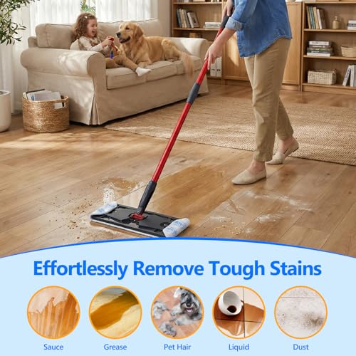 20 Pack Mop Replacement Pads for O Cedar H2pro Flat Mops,Mop Pads for O-Cedar Mop Refills,Washable and Reusable Microfiber Mops Pad Compatible with Ocedar Flat Head - size: 20 Pack