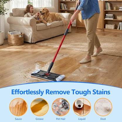 10 Pack Mop Replacement Pads for O Cedar H2pro Flat Mops,Mop Pads for O-Cedar Mop Refills,Washable and Reusable Microfiber Mops Pad Compatible with Ocedar Flat Head - size: 10 Pack