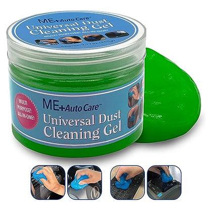 Universal Dust Cleaning Gel, ME+Auto Care, Multi Purpose, All-in-One, Cars, Computers, and Keyboards (Green) - color: Green