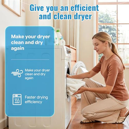 Dryer Lint Vacuum Attachment Compatible with Cordless Vacuum Cleaner, Flexible Dryer Vent Cleaner Kit Lint Dryer Lint Brush and Vacuum Hose Attachment with Universal Connector, Quickly Lint Remover - style: 【Universal model】Dryer Vent Cleaner Kit