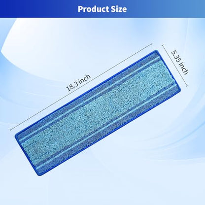 15-Pack Microfiber Mop Pads for Bona Mop- Washable Reusable Refills for Hardwood, Tile & Multi-Surface Floors | Pet Hair & Stain Remover - size: 15 PCS