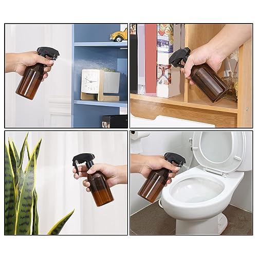 Plastic Spray Bottle,10oz/300ml Refillable Empty Spray Bottles for Cleaning,Small Spray Bottle with Adjustable Nozzle,Spray Bottles for Essential Oils,Hair,Plants,Cooking,Cleaning Solutions - color: Green