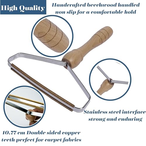 Pet Hair Remover-Dog Cat Hair Remover Lint Remover,Carpet Rake,Lint Brush,Lint Shaver for Carpets, Car Mat,Couch,Pet Bed,Furniture & Rug