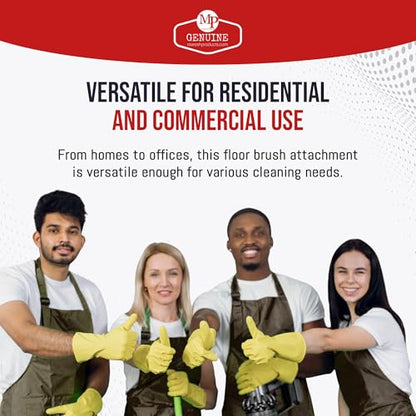 MP Maresh Products Compatible with Shop Vac 1-1/4" Vacuum Cleaners Floor Brush Vacuum Attachment for Wet Dry Shop Vacuums Ideal for Bare Floors and Walls - Durable Efficient Cleaning Tool 12 Inch - size: 12" Wide