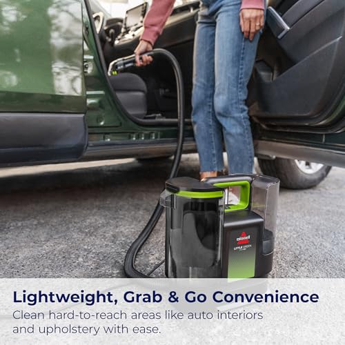 BISSELL® Little Green® Max Pet Portable Carpet and Upholstery Deep Cleaner, Car/Auto Detailer, with Self-Cleaning Tough Stain Tool and Pet Hair Removal Tool (3860) - style: Little Green Max Pet