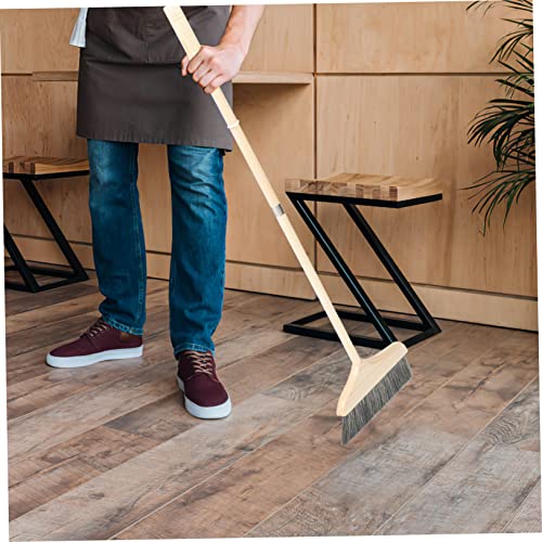 Long Handle Soft Broom for Indoor Cleaning Lightweight Dust Broom with Detachable Design Efficient Sweeping Tool for Home and Office