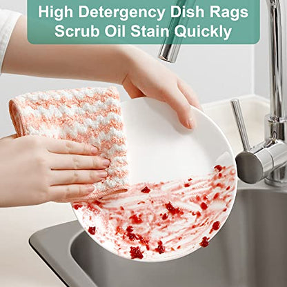 JOYMOOP Hands-Free Mop and Bucket with Wringer Set with Microfiber Cleaning Cloth, Househould Cleaning Tool of Floor Mop and Kitchen Towels
