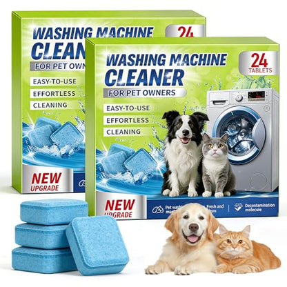 Washing Machine Cleaning Tablets, 2026 New Deep Cleaning Washer Cleaner, Fragrance-Free Formula, Targets Unpleasant Laundry Room Odors, Multi-Purpose Washer Tub Cleaner for Home Laundry Use (2 Pack)