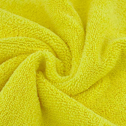 POLYTE Premium Microfiber Cleaning Towel,16x16 in 36 Pack (Blue,Gray,Yellow) - color: Blue,gray,yellow