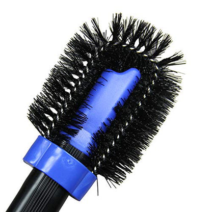 MaximalPower Universal Flexible Long Reach Crevice Tool with Fixed Brush Head for Vacuum Attachment fit 1.1"-1.5" Diameter Hose (28-38mm) for Home, Dryer, Office, Indoor Cleaning