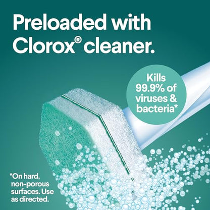 CLOROX ToiletWand Toilet Cleaner Refills, Toilet brush, Rainforest Rush, 10 Count (Pack of 6) - size: 10 Count (Pack of 6)