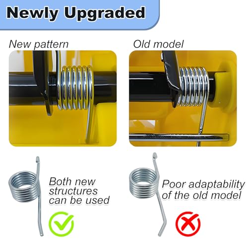 Comercial Mop Bucket Spring Replacement 3 Count Side-Press Wringer Torsion Springs Large 8 Loop Torsion Spring