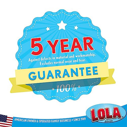 LOLA Classic Toilet Brush w/Under-The-Rim Scrubber, deep Cleans The Entire Toilet Bowl, Non-Slip Handle w/Rubber Comfort Grip, 1 Pack - size: 1 Count