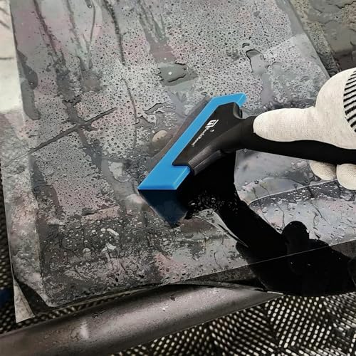 RockRose Elite 6" Cast Aluminum Squeegee – Sturdy, Long-Handle Anti-Slip Grip Precision Blade Change with Allen Wrench Professional Window Tint Application Tool-2 Units - color: 6" Cast Aluminum Handle, size: Pack of 2