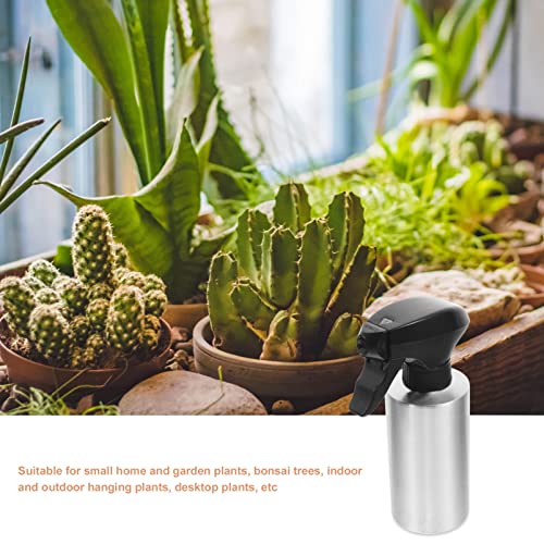 Vaguelly Stainless Steel Watering Spray Bottle Can for Easy Plant Care Capacity for Flowers and Vegetables for Boys and Girls and Plant - size: 8.5 Ounces