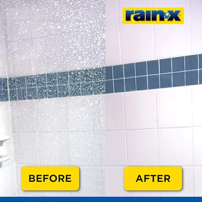 Rain-X 630544 X-Treme Clean Shower Door Cleaner, 12 Fl. Oz, Formulated To Glass Doors - Removes Soap Scum, Dirt, Hard Water Build-up, Calcium, Lime & Rust Stains (Pack of 2) - size: 12 Fl Oz. (Pack of 2)