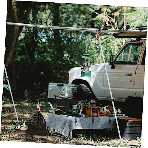 Extra Thick Drawstring Trash Bags 5pcs Large Portable Garbage Bags for Home Use Black and White Heavy Duty Rubbish for Kitchen and Cleaning