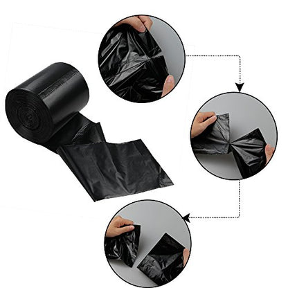 10 Gallon Kitchen Trash Bag, Black Wastebasket Liners, 170 Counts - size: 85 Count (Pack of 2)