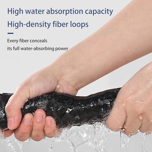 Pack of 5 Thickened Microfiber Shop Towels Reusable Lint Free Streak Free Absorbent Dust Cloth for Glass Mirror Cars Kitchens Home Automotive Mechanic Garage Cleaning