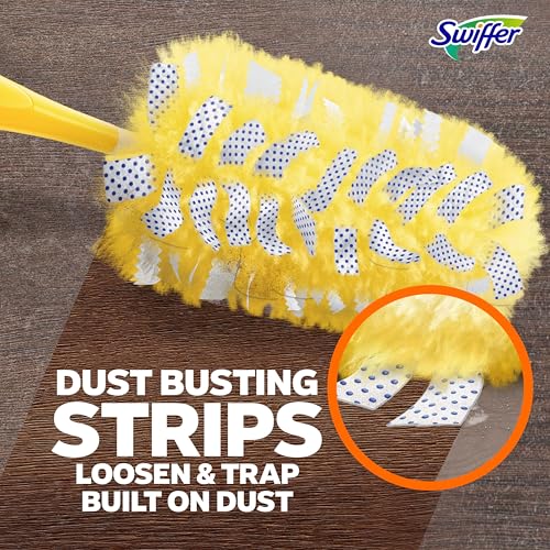 Swiffer Pet Heavy Duty Dusters Refills, Multisurface 360 Dusters with Febreze Odor Defense, 11 Count (Pack of 3) - size: 11 Count (Pack of 3)