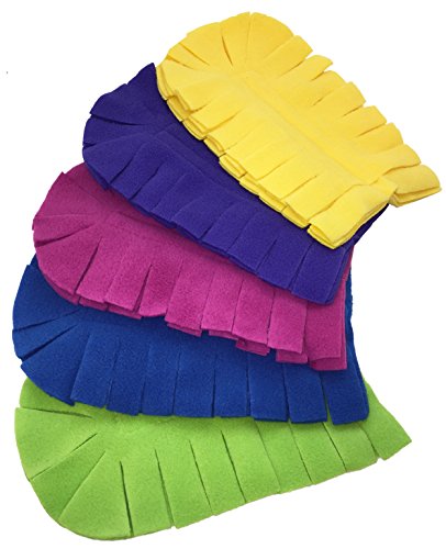 Xanitize Fleece Refills for Swiffer Hand Duster - Reusable, Dry Duster - 5-Pack Rainbow (Jewel) - color: Jewel