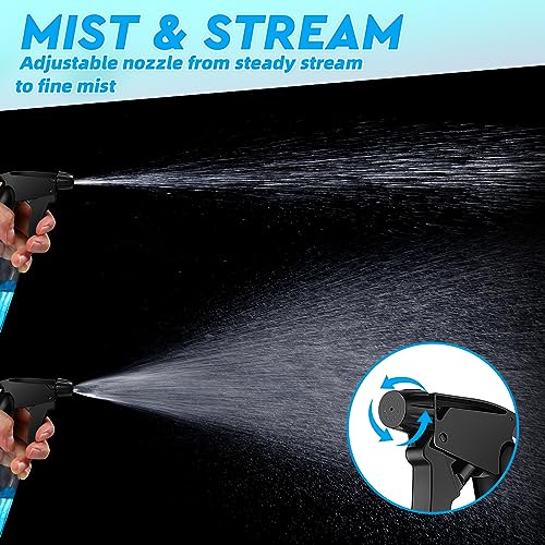 Lallisa 36 Pcs 16 oz Plastic Spray Bottles Leak Proof Empty Bottles for Cleaning Solutions Water Sprayer Bottle with Nozzle Mist, Labels and Handle Funnel for Auto Details, Bathroom, Kitchen, Planting - color: Clear