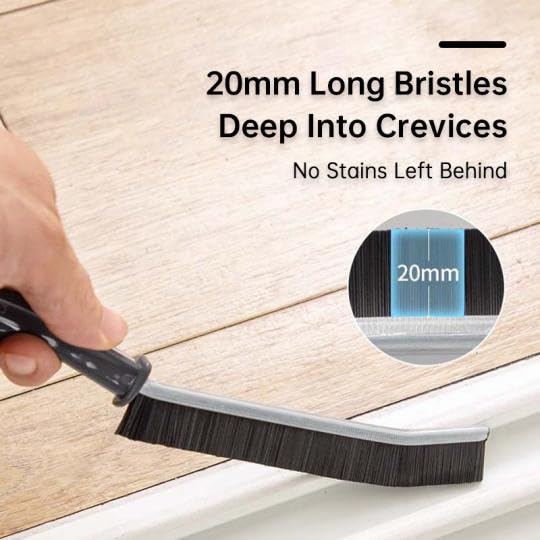 Hard Bristle Crevice Cleaning Brush 5 pcs, Multifunctional Gap Cleaning Scrub Brush, Cleaning Tools for Household Use, Home, Kitchen, Bathroom, Window, Vehicle, Faucets, Toilet, Grout