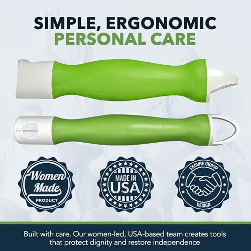 FreedomWand Toilet Tool Handle Replacement - Countoured Grip with Hanging Loop Handle for Toilet Assist Devices - Lightweight Bathroom Essentials for Men, Women, Children and Seniors, 1 Piece - size: Handle Replacement