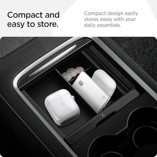 Spigen EZ Slide & Brush Screen Cleaner for Tesla Model Y 2025/26 (Juniper) & 3/Y/S/X/Cybertruck and Screens, Phones, Laptops, Tablets (Extra Microfiber Pad Included) [White] - color: White